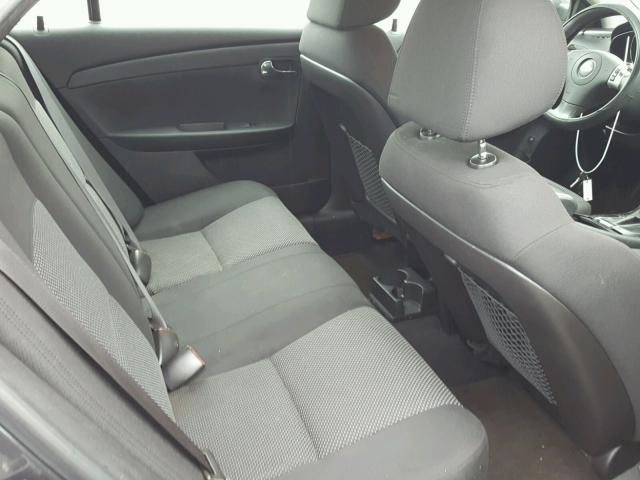 1G1ZC5EB5A4148010 - 2010 CHEVROLET MALIBU 1LT ნაცრისფერი ფოტო 6