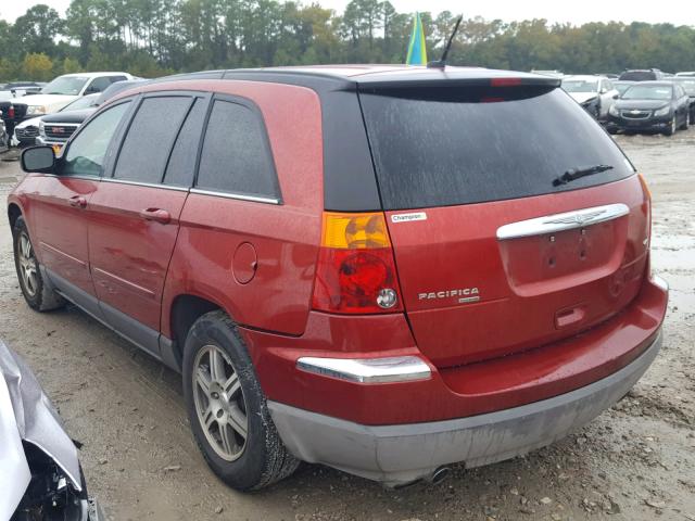 2A8GM68X67R291507 - 2007 CHRYSLER PACIFICA T RED photo 3