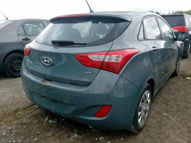 KMHD25LH7FU250990 - 2015 HYUNDAI ELANTRA GT BLUE photo 4