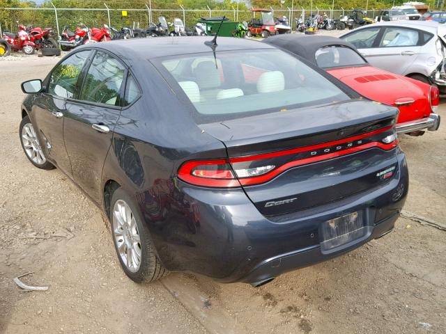 1C3CDFCH2DD309851 - 2013 DODGE DART LIMIT BLACK photo 3