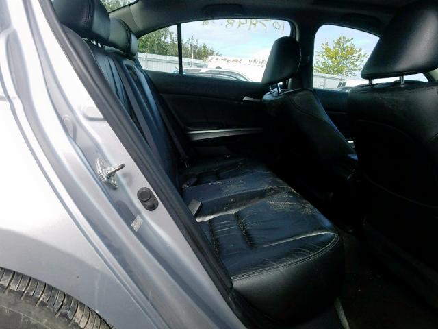 1HGCP26849A801542 - 2009 HONDA ACCORD EXL SILVER photo 6