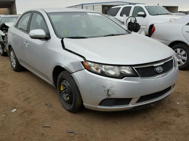 KNAFU4A29A5051259 - 2010 KIA FORTE EX SILVER photo 1