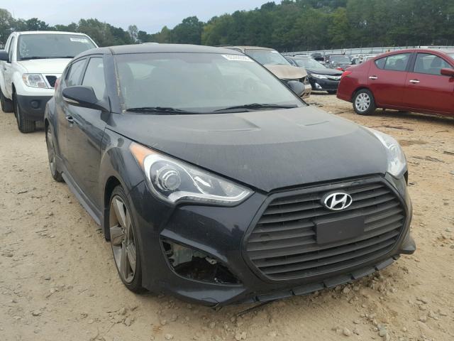 KMHTC6AE0FU221547 - 2015 HYUNDAI VELOSTER T BLACK photo 1