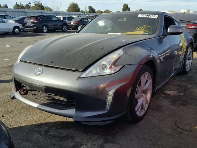 JN1AZ4EHXEM631891 - 2014 NISSAN 370Z BASE GRAY photo 2