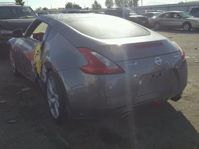 JN1AZ4EHXEM631891 - 2014 NISSAN 370Z BASE GRAY photo 3