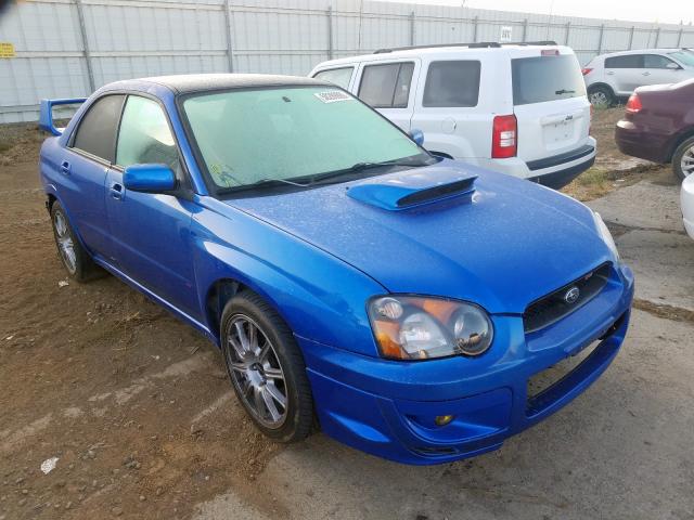 JF1GD70685L509975 - 2005 SUBARU IMPREZA WR BLUE photo 1