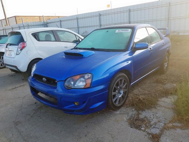 JF1GD70685L509975 - 2005 SUBARU IMPREZA WR BLUE photo 2