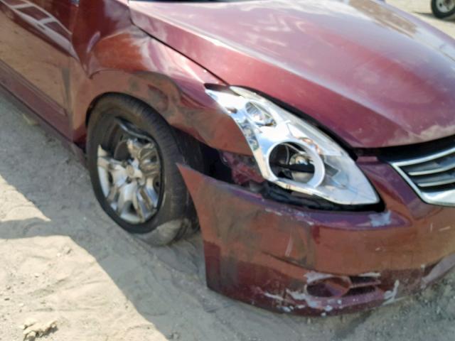 1N4AL2AP2CC211163 - 2012 NISSAN ALTIMA BAS BURGUNDY photo 9