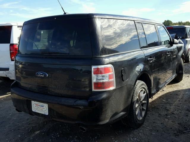 2FMGK5B8XDBD23903 - 2013 FORD FLEX SE BLACK photo 4