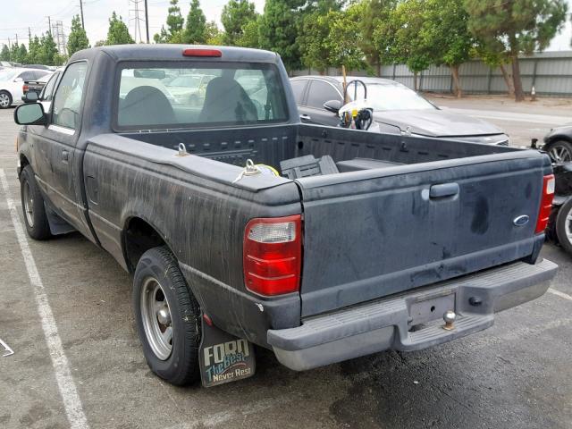 1FTYR10D83PA35902 - 2003 FORD RANGER BLACK photo 3