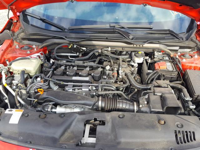 2HGFC1F70GH647520 - 2016 HONDA CIVIC EXL RED photo 7