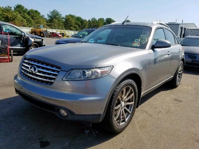 JNRAS08W94X216823 - 2004 INFINITI FX35 GRAY photo 2