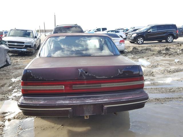 1G4AG55M7R6436133 - 1994 BUICK CENTURY SP BURGUNDY photo 10