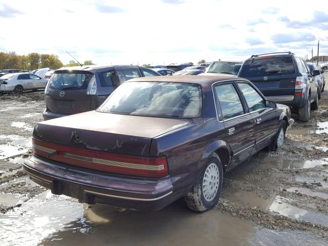 1G4AG55M7R6436133 - 1994 BUICK CENTURY SP BURGUNDY photo 4