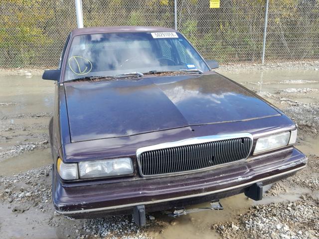 1G4AG55M7R6436133 - 1994 BUICK CENTURY SP BURGUNDY photo 9