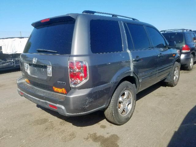 5FNYF18328B047680 - 2008 HONDA PILOT SE SILVER photo 4