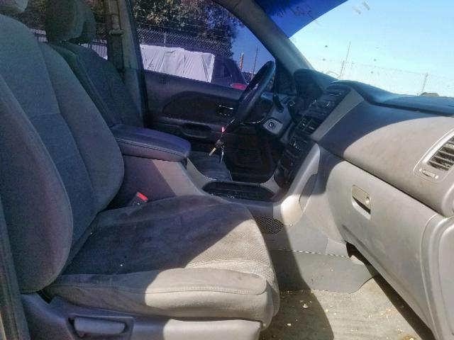 5FNYF18328B047680 - 2008 HONDA PILOT SE SILVER photo 5