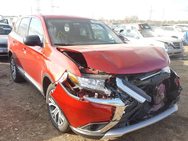 JA4AD2A39HZ066836 - 2017 MITSUBISHI OUTLANDER RED photo 1