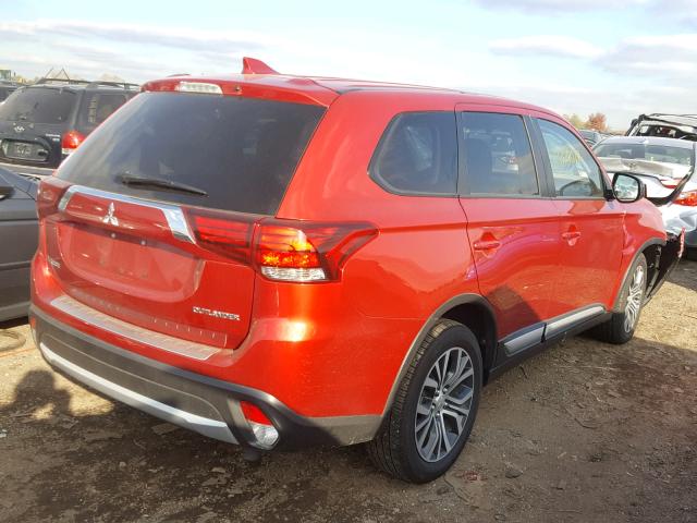 JA4AD2A39HZ066836 - 2017 MITSUBISHI OUTLANDER RED photo 4