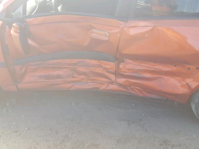 KNADE243696483682 - 2009 KIA RIO 5 SX ORANGE photo 10