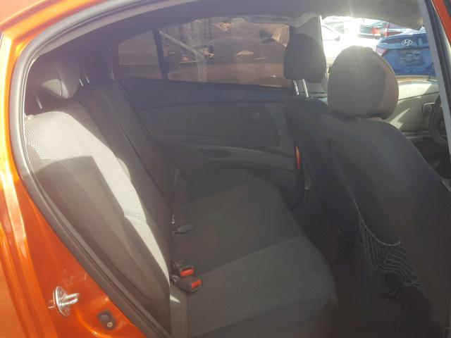 KNADE243696483682 - 2009 KIA RIO 5 SX ORANGE photo 6