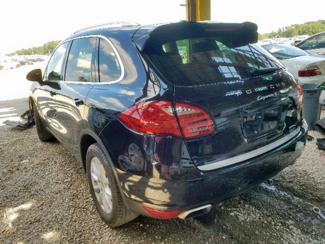 WP1AB2A27CLA48834 - 2012 PORSCHE CAYENNE S BLACK photo 3