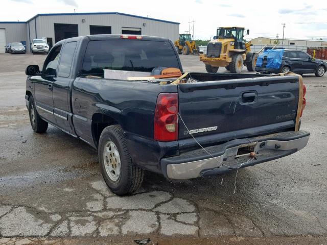 2GCEC19T431306269 - 2003 CHEVROLET SILVERADO BLACK photo 3