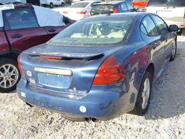 2G2WR524041361272 - 2004 PONTIAC GRAND PRIX ლურჯი ფოტო 4