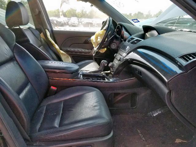 2HNYD28857H519011 - 2007 ACURA MDX SPORT BLACK photo 5