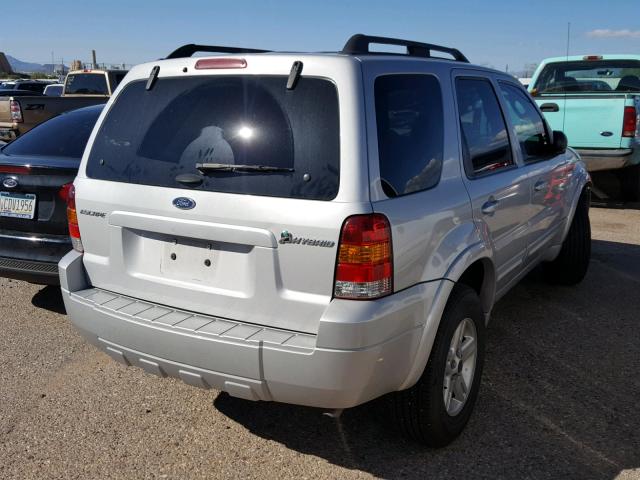 1FMCU49HX7KB88148 - 2007 FORD ESCAPE HEV SILVER photo 4