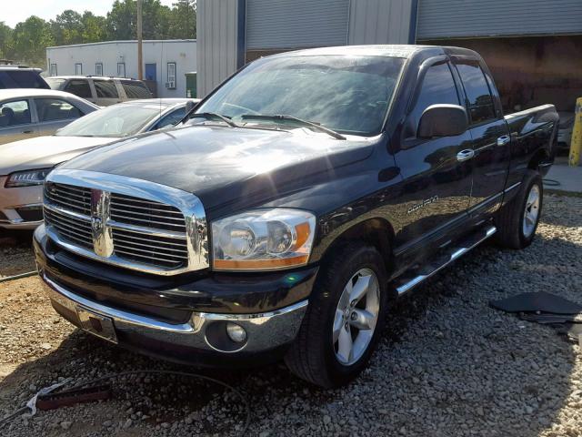 1D7HA18N56S657823 - 2006 DODGE RAM 1500 S BLACK photo 2