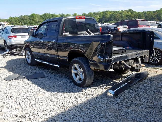 1D7HA18N56S657823 - 2006 DODGE RAM 1500 S BLACK photo 3