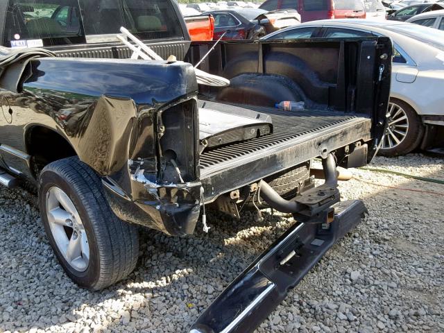 1D7HA18N56S657823 - 2006 DODGE RAM 1500 S BLACK photo 9