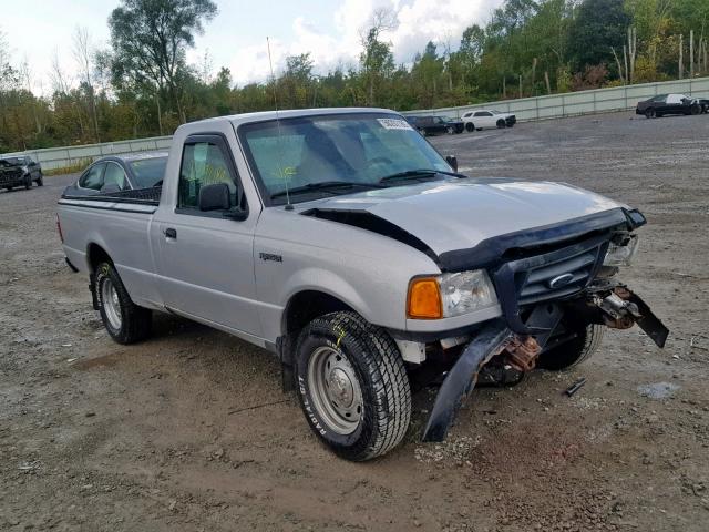 1FTYR10UX4PA48541 - 2004 FORD RANGER SILVER photo 1