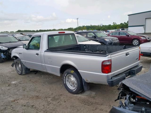 1FTYR10UX4PA48541 - 2004 FORD RANGER SILVER photo 3