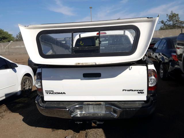 5TFTU4GN0DX029201 - 2013 TOYOTA TACOMA PRE WHITE photo 9