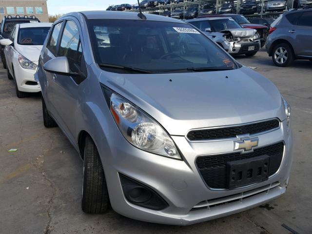 KL8CD6S98EC409913 - 2014 CHEVROLET SPARK 1LT SILVER photo 1