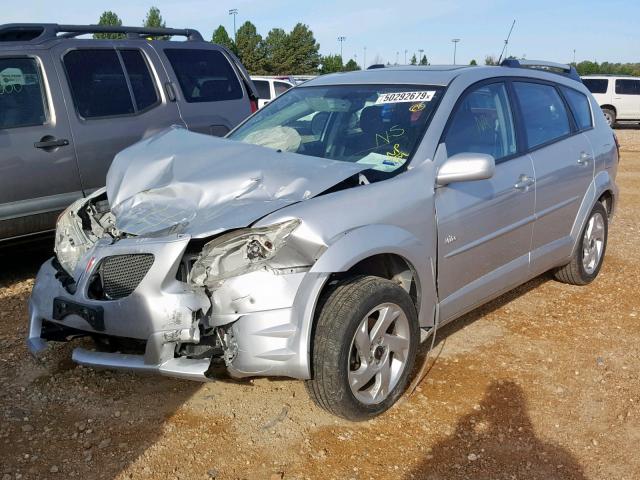 5Y2SL63805Z441912 - 2005 PONTIAC VIBE SILVER photo 2