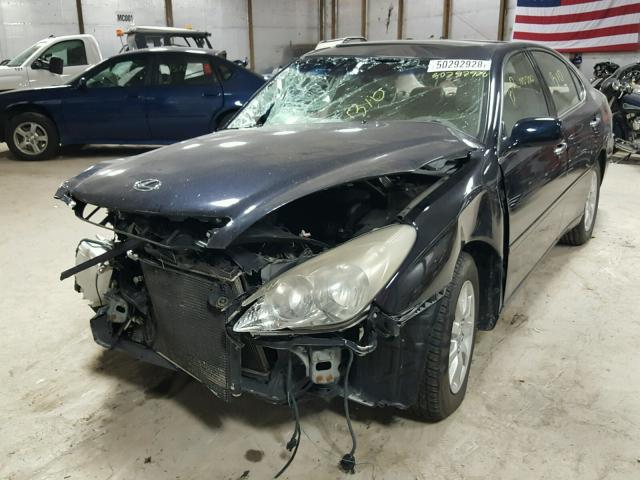 JTHBF30G136001051 - 2003 LEXUS ES 300 BLUE photo 2