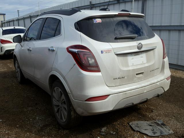 KL4CJASB0HB210686 - 2017 BUICK ENCORE PRE WHITE photo 3