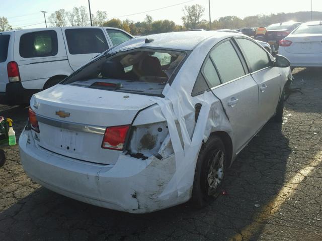 1G1PC5SH9B7184931 - 2011 CHEVROLET CRUZE LS WHITE photo 4