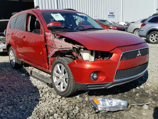 JA4JT4AX6AZ005838 - 2010 MITSUBISHI OUTLANDER RED photo 1