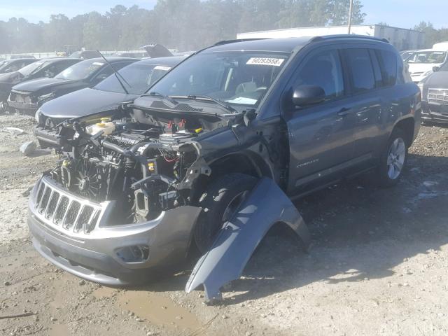 1C4NJCBA0CD523221 - 2012 JEEP COMPASS SP GRAY photo 2