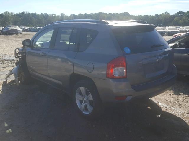 1C4NJCBA0CD523221 - 2012 JEEP COMPASS SP GRAY photo 3