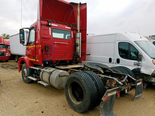 4V4M19GH37N431884 - 2007 VOLVO VN VNM RED photo 3