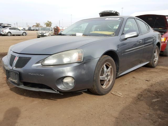 2G2WS522541354398 - 2004 PONTIAC GRAND PRIX GRAY photo 2