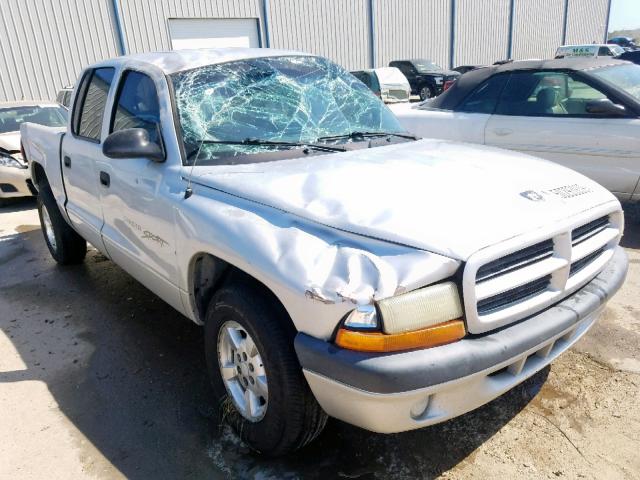 1B7HL2AX21S327572 - 2001 DODGE DAKOTA QUA SILVER photo 1