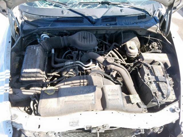 1B7HL2AX21S327572 - 2001 DODGE DAKOTA QUA SILVER photo 7