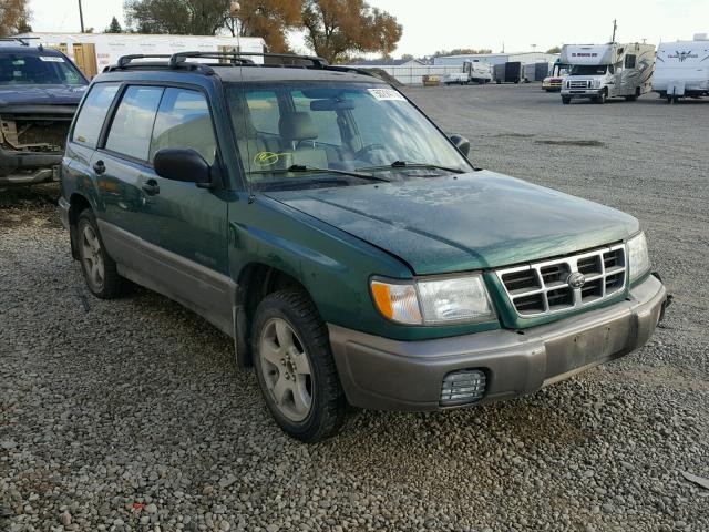 JF1SF6559WH772849 - 1998 SUBARU FORESTER S GREEN photo 1