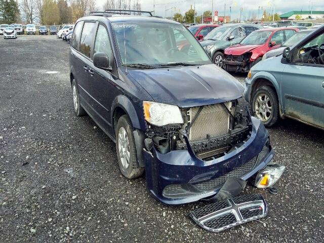 2C4RDGBG8DR576705 - 2013 DODGE GRAND CARA BLUE photo 1